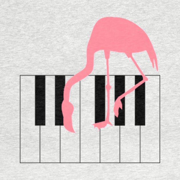 Funny Flamingo Piano Music Theme by TammyWinandArt